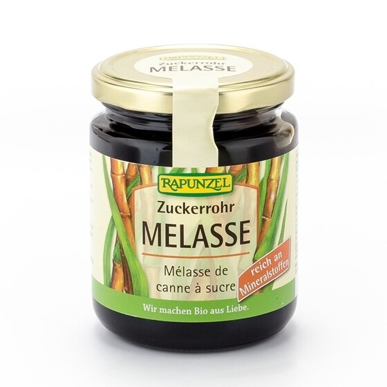 Melasse Zuckerrohr Rapunzel Bio  Glas 3 x 300 g