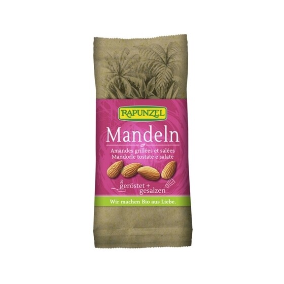 Mandeln geröstet, gesalzen Rapunzel Bio  5 x 60 g