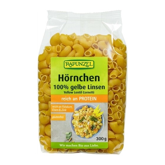 Hörnchen Rapunzel Bio Gelbe Linsen  Beutel 300 g