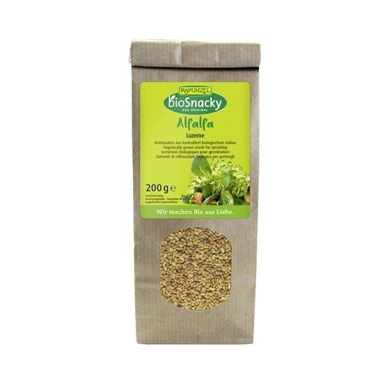 Alfalfa Luzerne bioSnacky Rapunzel Bio  Beutel 3 x 200 g