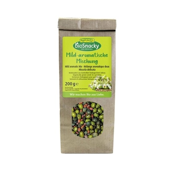 Mild-aromatische Mischung bioSnacky Rapunzel Bio Beutel 3x 200 g