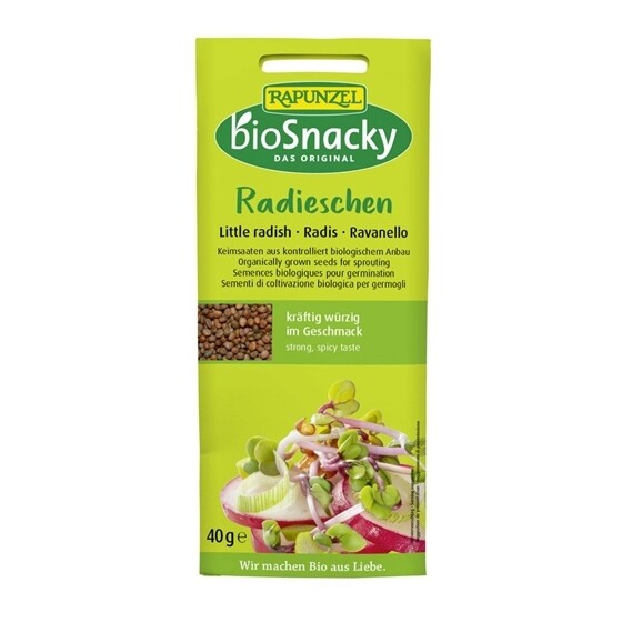 Radieschen bioSnacky Rapunzel Bio Beutel 6 x40 g