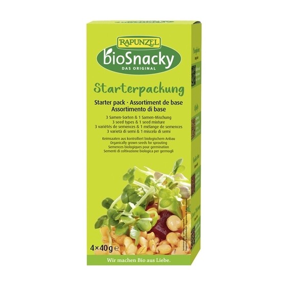 Starter-Packung bioSnacky Rapunzel Bio Pack 4 x40 g