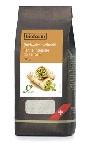 Buchweizen voll mehl Biofarm Bio  500 g