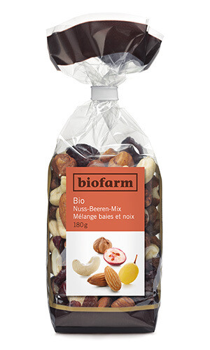 Nuss-Beeren Mix Biofarm Bio  180 g