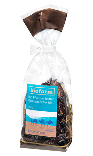 Pflaumen hälften Biofarm Bio   3 x 150 g