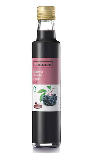 Balsamico Holunder Biofarm Bio 250 ml.