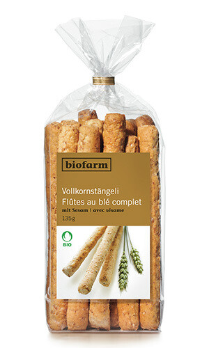 Vollkornstängeli  Biofarm Bio 3 x  135 g