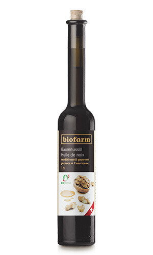 Baum Nussöl  Biofarm Bio  Flasche 100 ml.