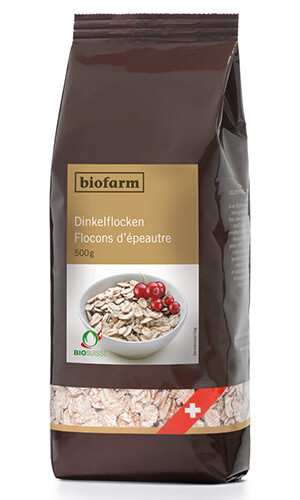 Dinkel Flocken Biofarm Bio 3 x 500 g