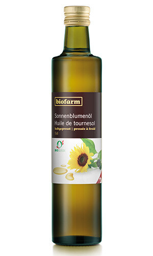 Sonnenblumenöl Biofarm Bio 3 x 500 ml.