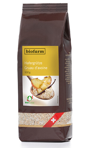 Hafergrütze Biofarm Bio  3 x 500 g