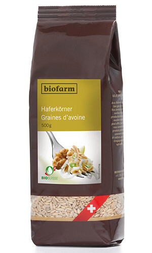 Hafer Körner Biofarm Bio  3 x 500 g