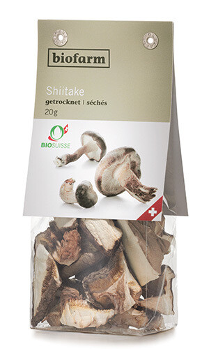 Shii-Take-Pilze Biofarm Bio 3 x 20 g