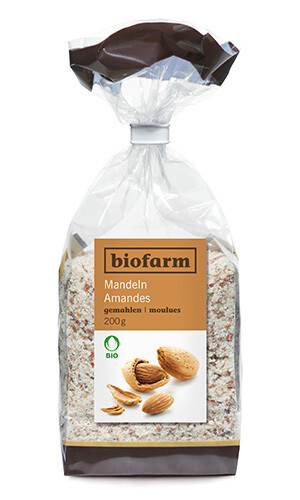 Mandeln gemahlen Biofarm Bio 3 x 200 g