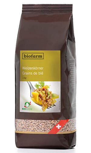Weizenkörner Biofarm Bio  3 x 1 kg