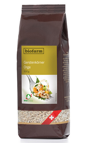 Gerste Körner ganz Biofarm Bio 3 x 500 g