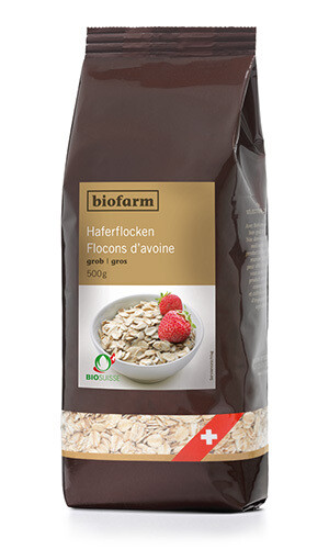 Haferflocken grob Biofarm Bio 3 x 500 g