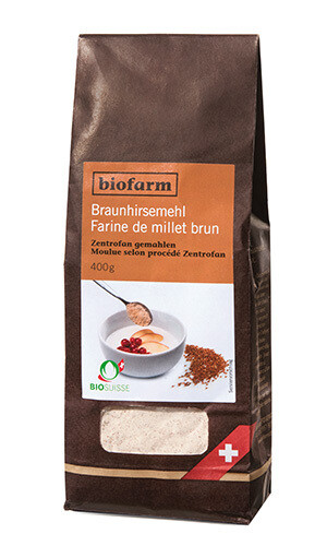 Braun Hirse Mehl Biofarm Bio  3 x 400 g