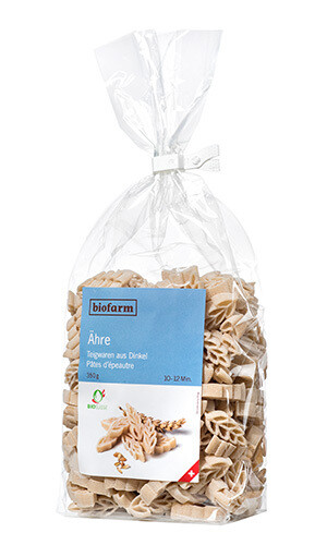 Dinkel Ähre Teigwaren  Biofarm Bio 3 x 350