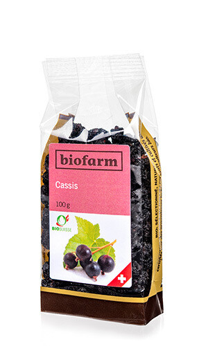 Cassis getrocknet Biofarm Bio 3 x  100 g
