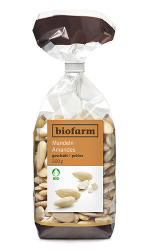 Mandeln geschält Biofarm Bio 3 x 200 g