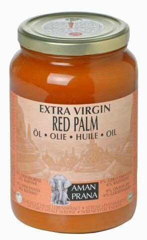 Palmöl rot extra virgin  Aman Prana 1,6 l.