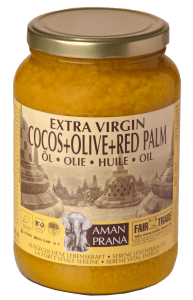 Palmöl rot extra virgin Aman Prana  1,6 l.