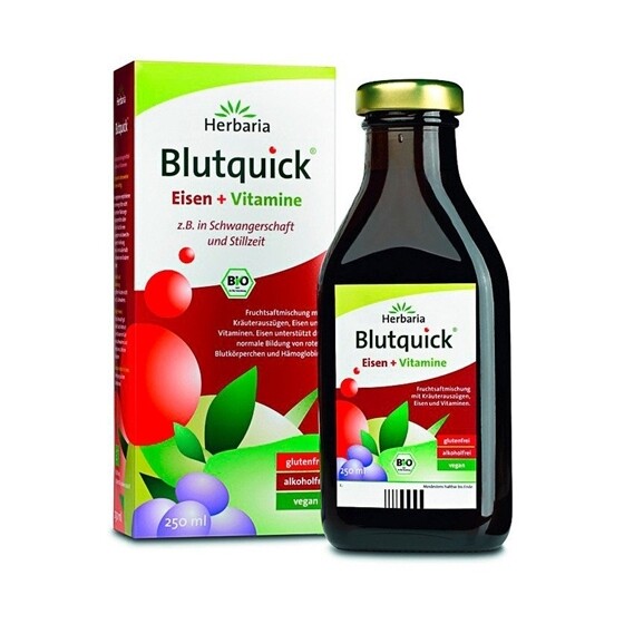 Herbaria Blutquick Eisen  Vitaminen  250 ml