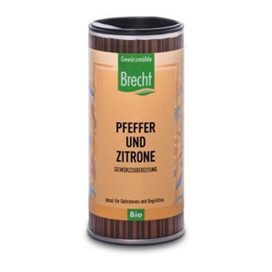 Brecht Bio Pfeffer und Zitrone Dose 3 x 52 g