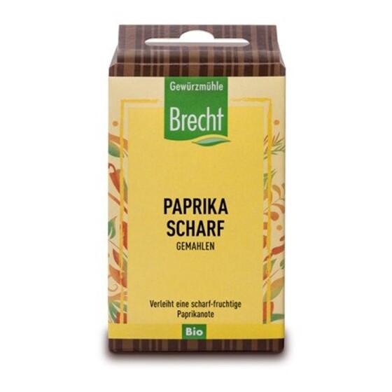 Brecht Bio Paprika scharf Pack 3 x 35 g