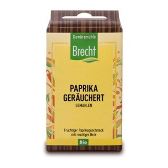 Brecht Bio Paprika geräuchert Pack 3 x 40 g