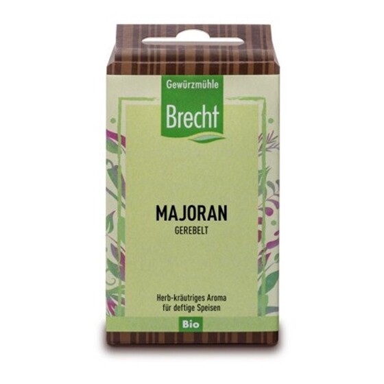 Brecht Bio Majoran gerebelt Pack 3 x 10 g