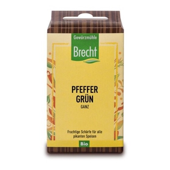 Brecht Bio Pfeffer grün Pack 3 x 15 g