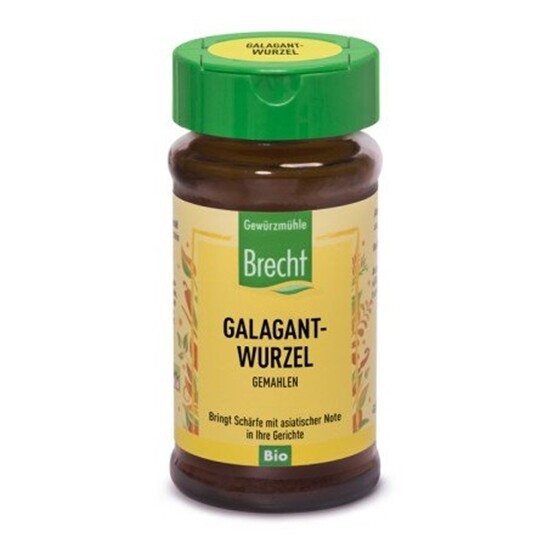 Brecht Bio Galgantwurzel gemahlen Glas 3 x 20 g