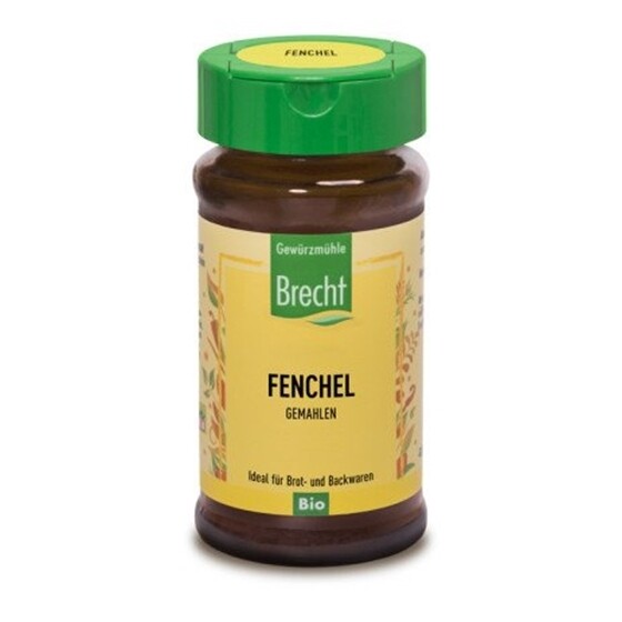 Brecht Bio Fenchel gemahlen Glas 3 x 25 g