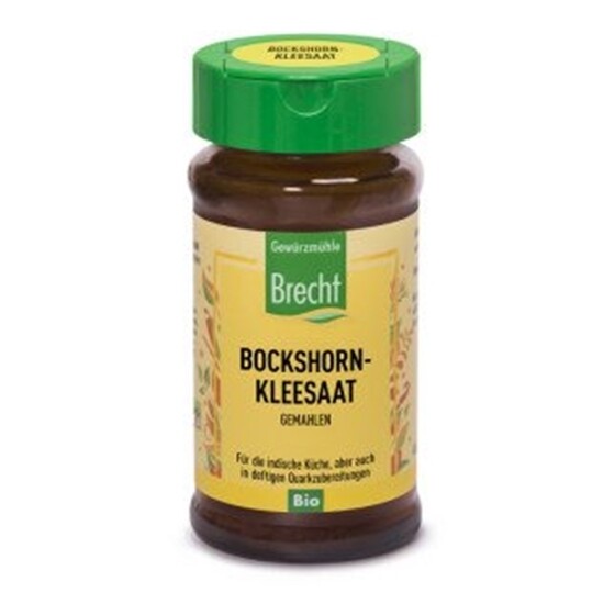 Brecht Bio Bockshorn Kleesaat gemahlen Glas 3 x  40 g