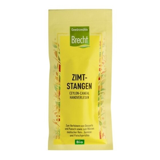 Brecht Bio Zimt-Stangen Beutel 3 x 2 Stück