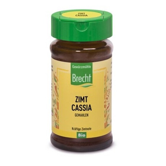 Brecht Bio Zimt Cassia gemahlen Glas 3 x 30 g