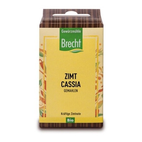 Brecht Bio Zimt Cassia gemahlen Pack 3 x 30 g