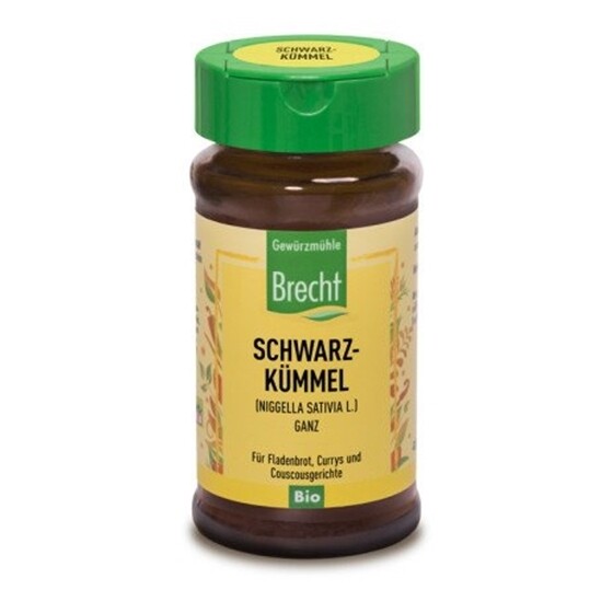 Brecht Bio Schwarzkümmel Glas 3 x 40 g