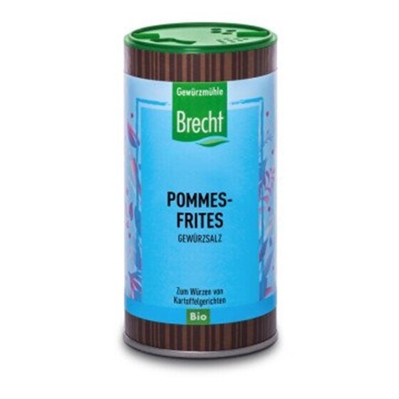 Brecht Bio Pommes-Frites Gewürz Dose 3 x 200 g