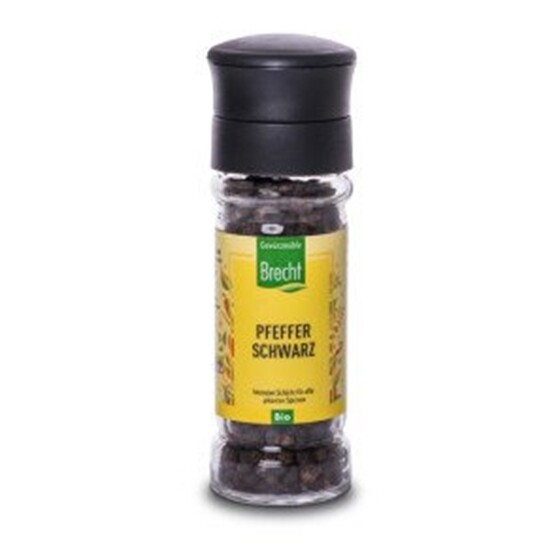 Brecht Bio Pfeffer schwarz Glas 3 x 40 g