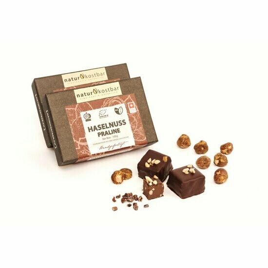 Haselnuss Praline Naturkostbar 6er Box 100g