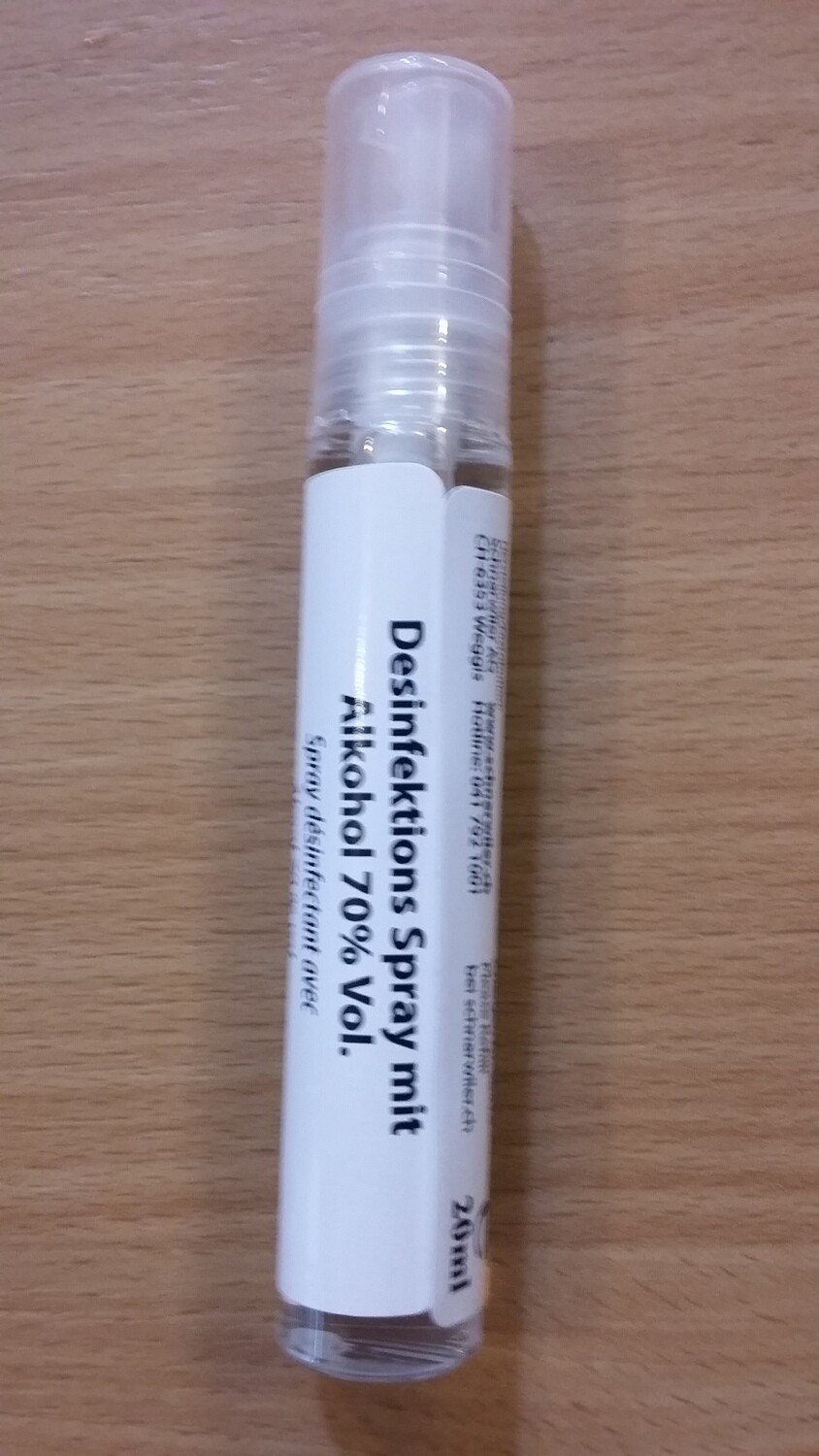 Desinfektions Spray, 70% Alkohol, 20ml