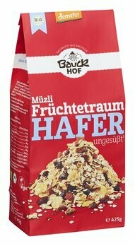 Bauckhof Hafer Müzli Früchtetraum 3 x 425g
