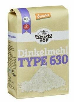 Dinkelmehl hell  Demeter Type 3 x 630 1kg