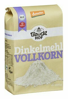 Bauckhof Dinkelmehl Vollkorn 3 x 1kg