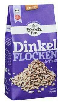 Bauckhof Dinkel Flocken Grossblatt 3x 500g