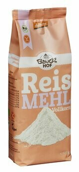 Reismehl Vollkorn, glutenfrei Bauckhof 3 x 500g